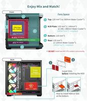 Gabinete de PC KINGSMAN GAMING ATX Full Tower Panorámico Verde Oscuro de Acero, Vidrio Templado, 4 Ventiladores ARGB, 4x2 HDD/SSD, Soporte para GPU de 410 mm, en Stock