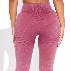 Leggings Deportivos de Cintura Alta, Diseño Personalizado, Color Sólido, Alta Calidad, para Entrenamiento, Running, Estilo Casual para Damas - Product Image 5