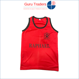 Trusted Dealer Selling Custom Color Comfort Fit Solid Pattern 100% Polyester Boys Sports <b>Vest</b> at Reasonable Market Price - Product Image 2