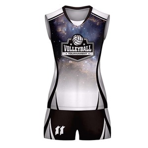 Maillot de volley-ball personnalisé avec logo imprimé, 100% polyester, séchage rapide, créez votre propre design de maillots de volley-ball - Product Image 5