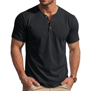 T-shirt blanc personnalisé à col en V pour homme, coton premium, vêtements décontractés tendance, fournisseur de vêtements en gros OEM ODM, col en V premium pour homme - Product Image 1