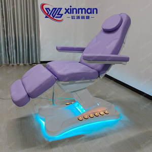 <b>Portable</b> electric facial massage salon furniture with PU leather motor massage <b>bed</b> modern design massage table - Product Image 4