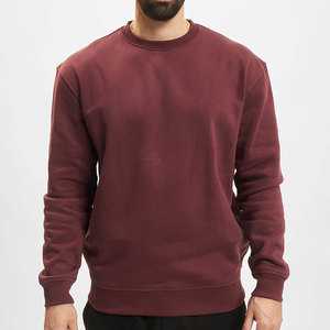 Sweatshirt Heavyweight 370 Gsm Custom Print logo High Quality Blank Cotton Polyester Crew Neck French Terry Sweatshirt - Product Image 1