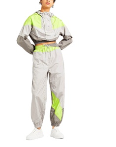 Vente en gros sur mesure ensemble de haute qualité coupe-vent décontracté grande taille pour femmes survêtements d'extérieur pour femmes dernière conception combinaison à séchage rapide - Product Image 1