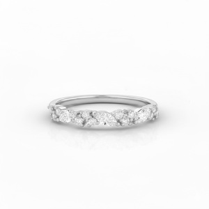 IGI Certified Marquise Round Lab Grown Diamond <b>Ring</b> 10K 14K 18K Solid Gold Promise <b>Ring</b> Anniversary <b>Ring</b> Vintage <b>Proposal</b> <b>Ring</b> - Product Image 3
