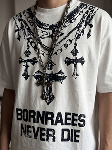 Camiseta Gráfica Oversize Personalizada para Hombre, Algodón Pesado, Estilo Vintage Lavado, Streetwear, Ajuste Holgado, Estampada, Marca Privada - Product Image 5