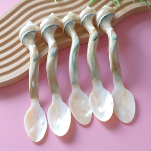 Cucharas de caviar hechas a mano, recuerdo, cuchara de nácar, utensilios de restaurante, venta al por mayor, precio más bajo - Product Image 1