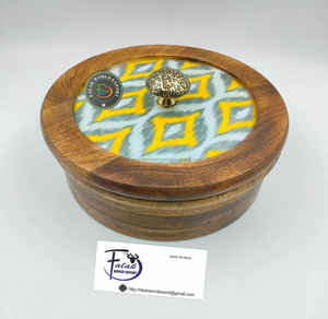 High Quality Serving <b>Bowl</b> <b>With</b> <b>Lid</b> Made of Natural Wood Like Mango or Acacia <b>with</b> Natural Colour or Shades By FWE - Product Image 5