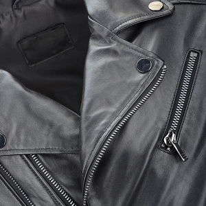 Chaqueta de cuero personalizada, color vintage genuino, chaqueta de cuero vacuno de la mejor calidad para hombre - Product Image 6