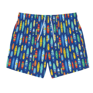 <b>Mens</b> Printed Cotton Casual <b>Shorts</b> Lightweight Summer Knee Length <b>Shorts</b> with Graphic <b>Pattern</b> Side Pockets and Outdoor Wear - Product Image 1