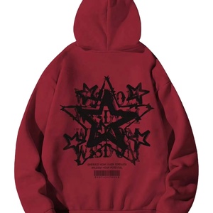 Pull à capuche zippé pour hommes tendance Respirant Coton Polaire/Polyester Imprimé personnalisé Conception brodée Séchage rapide - Product Image 1