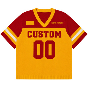 Suéter de Punto Personalizado para Hombre, Transpirable, para Fútbol, Invierno, Manga Larga, Jacquard, Uniforme de Equipo, Fabricante - Product Image 2