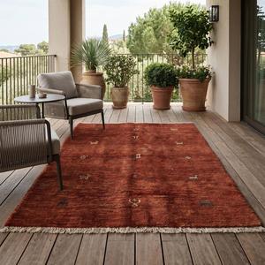Luxury Handmade Area Rug Classic Floral Pattern Soft Wool Flat Pile Carpet for Living Room Bedroom Home Decor - Product Image 4