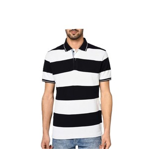 Polo homme de haute qualité, coupe classique, 100% coton, respirant, décontracté, vêtement d'extérieur pour homme, logo personnalisé - Product Image 1