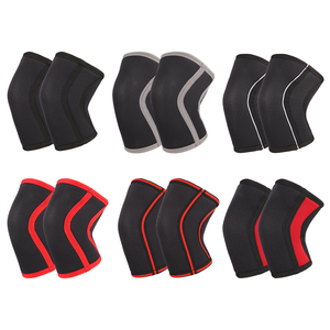 Genouillère de soutien en néoprène de haute qualité 5mm 7mm, attelle de compression, sangle de musculation, type sport fitness, personnalisable OEM - Product Image 2