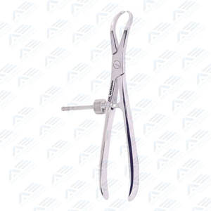 Fórceps ortopédicos de reducción de hueso de calidad fina de 25cm, instrumentos médicos quirúrgicos curvos de acero inoxidable, fórceps para fragmentos de hueso - Product Image 3