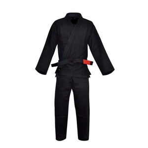 Traje de judo para entrenamiento de artes marciales, confeccionado con tela de tejido resistente que ofrece flexibilidad y durabilidad para la práctica. - Product Image 2