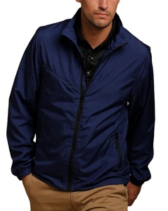 Chaqueta cortavientos Polo de la mejor calidad, personalizada con logotipo, impermeable, para exteriores, tallas grandes, para hombre. - Product Image 1