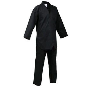 Uniforme de Kung Fu, Estilo Tang Chino Tradicional, Traje de Entrenamiento de Artes Marciales, Conjunto Informal de Tai Chi de Manga Corta y Cómodo - Product Image 3