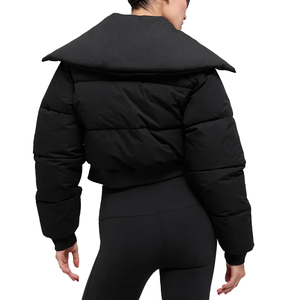 High demand Women's Puffer Jacket Water Resistant Quilted Puffer Jacket Sculpted Fit Winter Jacket custom Private <b>Label</b> OEM - Product Image 3