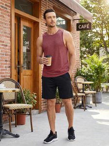 <b>Mens</b> Activewear Tank Top Stretch Sleeveless Fitness Shirt Quick Dry Athletic Vest Casual Gym <b>Singlet</b> Sportswear Manufacturer - Product Image 2