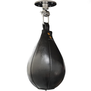 Ballon de boxe en cuir PU durable, dernier design, de haute qualité, pour l'entraînement de vitesse - Product Image 2