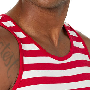 Camiseta sin mangas de diseño superior para gimnasio, ajuste regular, para hombre, personalizable, lisa, para verano. - Product Image 4