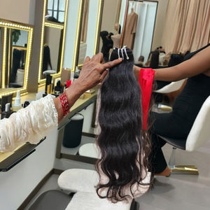 ผมทอจากอินเดียผมดิบแท้แบบไม่ผ่านกระบวนการ hair.100 % ผมทอจากอินเดีย - Product Image 1