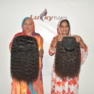 Service de Fabrication de Perruques Professionnelles sur Mesure en Cheveux Humains Indiens Remy – Assemblage, Closure, Frontal, Coiffage, Coupe et Finition Personnalisés - Product Image 5