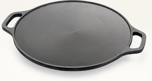 SKUAS Brand <b>Cast</b> Iron Round <b>Pan</b> Roti Tawa Dhosa Pre Seasoned Naturally Non-Stick Toxin Free Sustainable Durable Induction Ready - Product Image 2