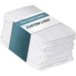 Paños de Cocina Desechables de Algodón Blanco de Secado Rápido, Estilo Rústico, Directo de Fábrica - Product Image 1