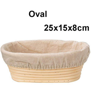 Handmade Baguette Rattan Banneton <b>Bread</b> Proofing <b>Basket</b> Natural Dough Rising <b>Basket</b> French <b>Bread</b> Baking Artisan Sourdough Tools - Product Image 5