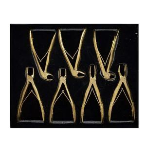 ชุดคีมถอนฟันเด็ก สแตนเลสสตีล ใช้ซ้ำได้ ชุบทอง ยี่ห้อ Shuja Surgico - Product Image 3