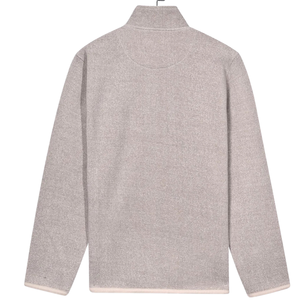 Suéter de punto polar con cremallera de un cuarto para hombre, manga larga, casual, suave, transpirable, cortavientos, ligero, tipo jersey, ropa inteligente de invierno - Product Image 2