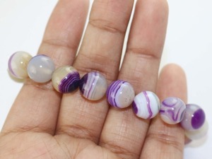 Purple Agate Resin Beaded Stretch <b>Bracelet</b> Handmade <b>Boho</b> Fashion Gift For Women Accessories Resin Crafts - Product Image 4