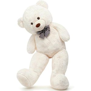 Orsacchiotto Gigante Bianco di 4 Piedi (47 Pollici), Classico Peluche Imbottito, Regalo di Compleanno per Fidanzata o Fidanzato - Product Image 1