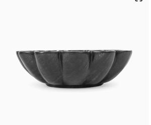 Trending Modern Black Marble Multi-Functional <b>Decorative</b> Serving Bowl for <b>Kitchen</b> and Dining Table Ramadan & Diwali Occasions - Product Image 3