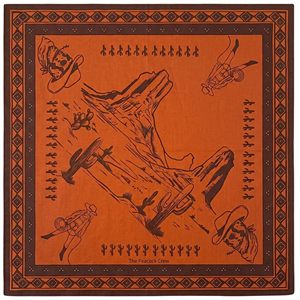 Pañuelo Bandana Estilo Vaquero del Oeste Personalizado, 55 cm |   Pañuelo para la Cabeza Estilo Vaquero con Estampado por Sublimación |   Pañuelo Cuadrado de Moda para Exteriores - Product Image 1
