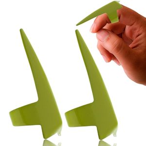 Herramienta de Alta Calidad de Acero Inoxidable para Separar el Cabello y Anillos de Color para Tratamientos Profesionales de Corte y Extensiones de Cabello - Product Image 1