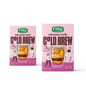 โรงงานผลิตถุงชาพีระมิดสโนว์ชาน ผลไม้อบแห้งคุณภาพสูง พร้อมเชือกผูก บรรจุภัณฑ์ชาเย็นแบบกำหนดเองได้ - Product Image 1