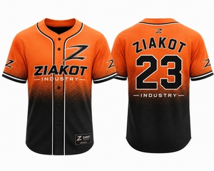 Camiseta de Béisbol Auténtica con Bandera Americana 3D en Negro, Rojo y Blanco, de Alta Calidad, Personalizada, al por Mayor, de Pakistán - Product Image 4