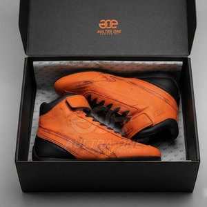Chaussures de karting modernes pour hommes, professionnelles, légères, flexibles, confortables, durables, semelle antidérapante, cuir véritable, fermeture à boucle - Product Image 6