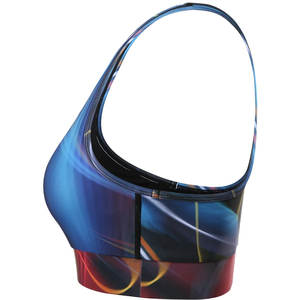 เสื้อชั้นในกีฬาผู้หญิง ผ้าแห้งเร็ว ไร้ตะเข็บ คุณภาพสูง พิมพ์ลาย ยืดหยุ่นได้ เหมาะสำหรับโยคะ ออกกำลังกาย ฟิตเนส - Product Image 5