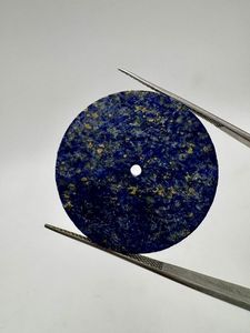 หน้าปัดนาฬิกาสีน้ำเงินธรรมชาติ ลาพิส ลาซูลี รุ่น: 31.50 มม. หน้าปัดกลมขัดเงาด้านเดียว - Product Image 3