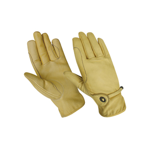 Wholesale Real Leather Horse Riding Gloves: Handcrafted Breathable Waffle Cotton <b>Back</b> Equestrian Sportswear Yellow - Product Image 1