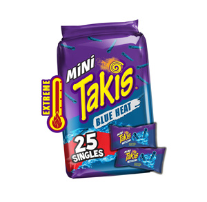 Takiss Blue Heat Hot Chili Pepper Rolled <b>Corn</b> Chips 100g Fiery Blue <b>Snack</b> For Supermarket Checkout Counters And Impulse Shelves - Product Image 4