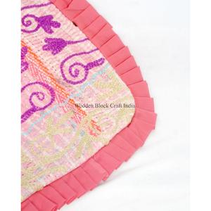 Indian Fashion Bohemian Style Designer Women kantha Clutch Messenger Shoulder Bag Handmade Lightweight Large Travel Daily - Product Image 5