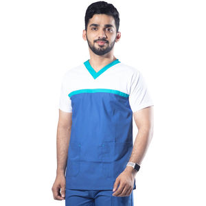 Sous-vêtement médical respirant personnalisé pour hommes, chemise d'uniforme infirmier/médecin, fournisseur OEM 2026 - Product Image 1