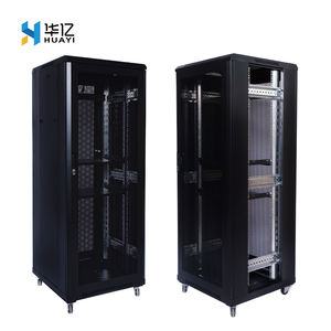 32u máy chủ tủ Rack 19 inch, nhiệm vụ nặng nề Mạng trung tâm dữ liệu Rack với cửa lưới & Quạt làm mát - Product Image 6