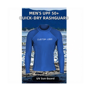 Camiseta de Compresión de Manga Larga con Protección UV para Natación, Surf y Fitness, Diseño Personalizado, Flexible - Product Image 2